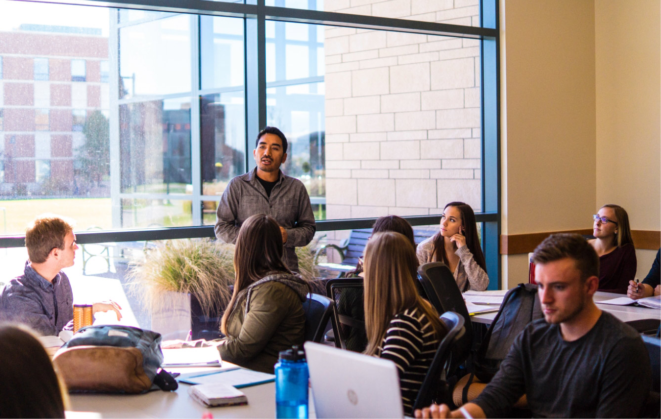 Our state-of-the-art classrooms provide intimate learning spaces and hands-on opportunities for students and faculty.