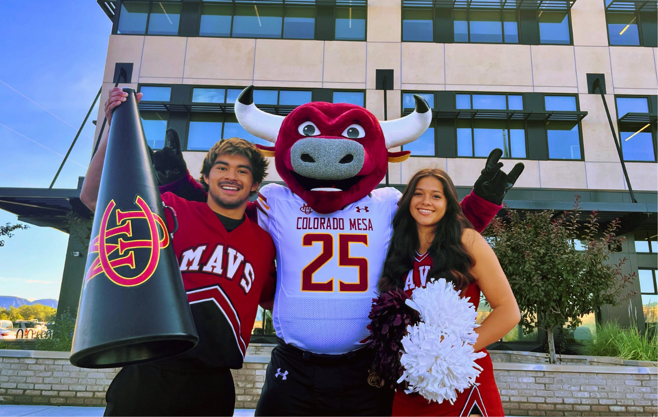 Rowdy, Colorado Mesa University's mascot.